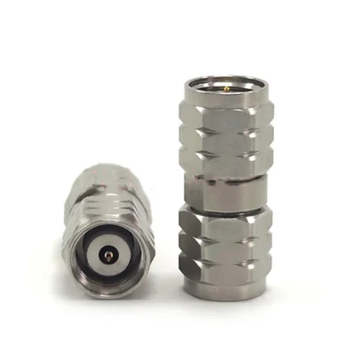 Adaptador de prueba de onda de acero inoxidable, conector macho y hembra de 1,85mm a 1,85mm, DC-67G-1