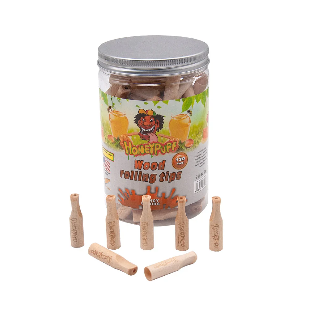 Деревянный фильтр для мундштука наконечники с белым медовым вкусом деревянный