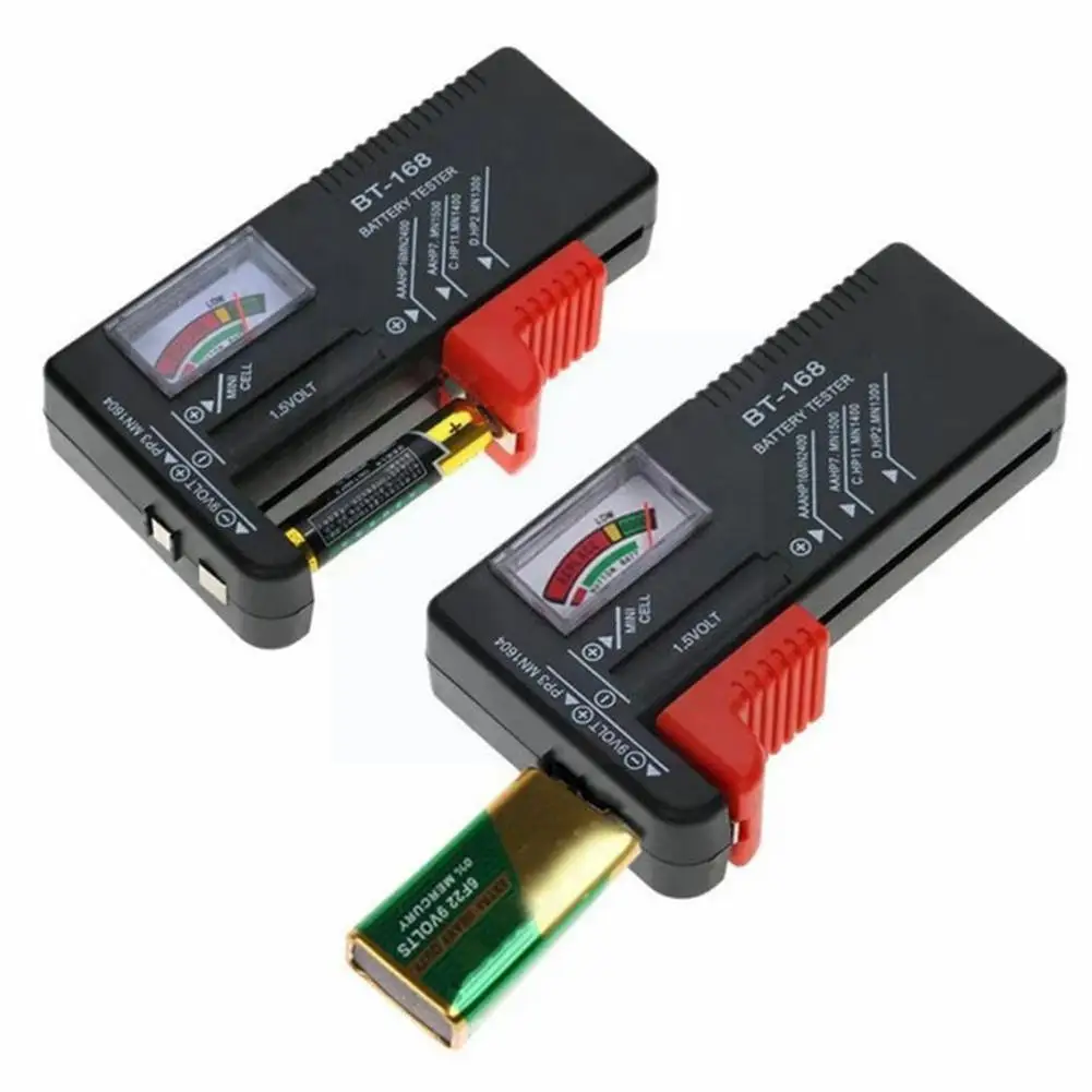 

For BT168 PRO Digital Lithium Number Seven Battery Check Checkered 168D Universal Cell Tester Button Capacity Test Display W1O2