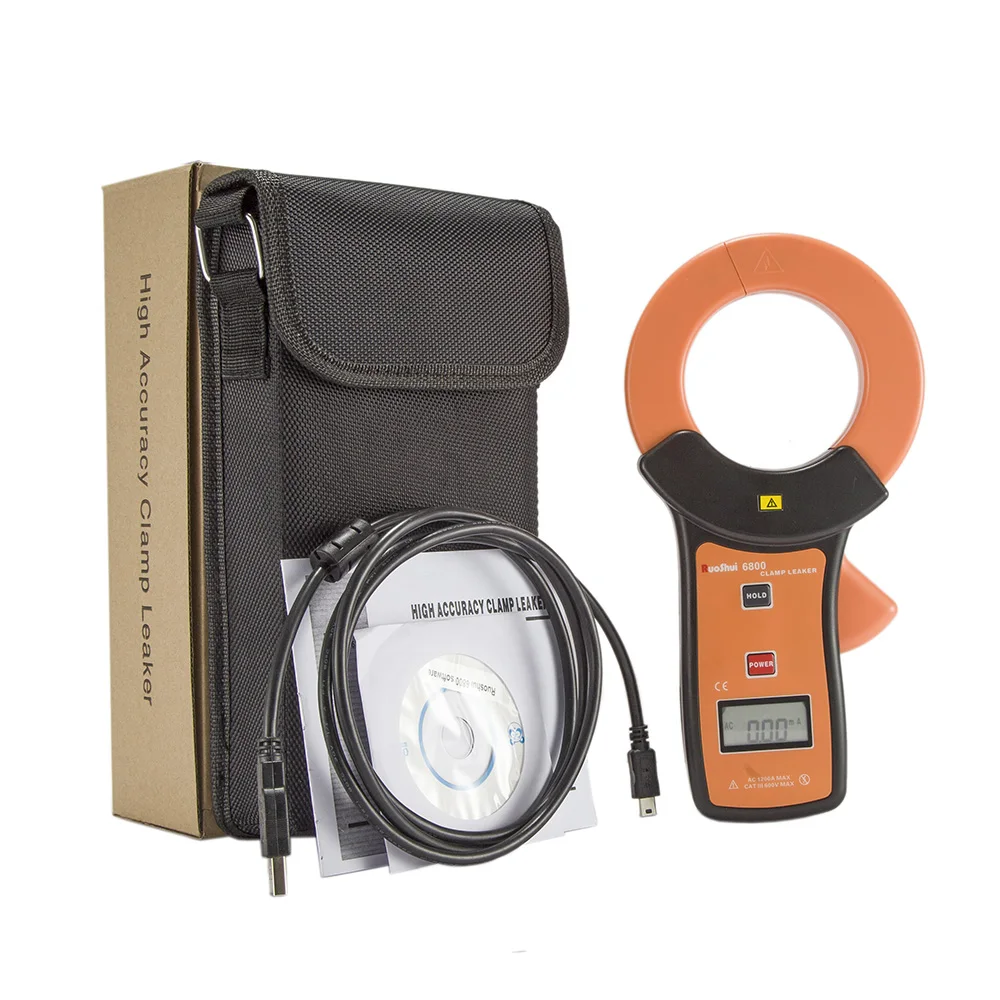 

6800 RuoShui 1200A AC Leakage Current Clamp Meter