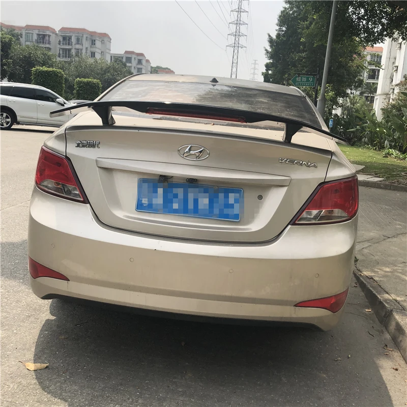 Спойлер для Hyundai VERNA Accent 2006-2018 спойлер TF из АБС-пластика заднее крыло автомобиля