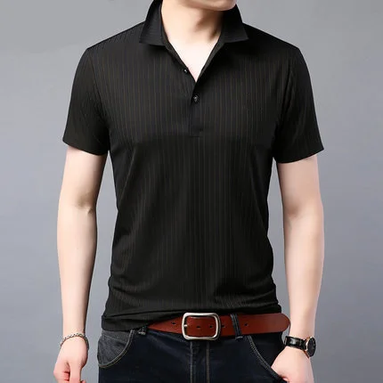 

Men's short sleeve t-shirt summer trend handsome casual half sleeve 4993