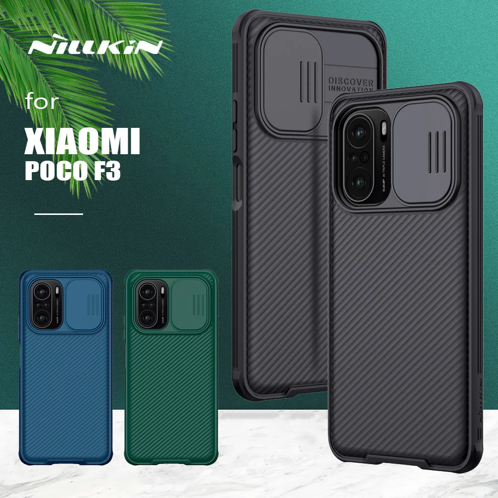 

Чехол Nillkin CamShield для Xiaomi Poco F3, сверхтонкий защитный чехол для камеры, чехол для Xiaomi Poco F3