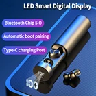 Беспроводные наушники-вкладыши TWS 8D стерео, Мини Bluetooth наушники 5,0 с микрофоном, водонепроницаемые наушники HIFI, спортивные наушники для гарнитуры геймеров