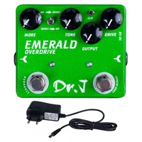 d60 emerald creamy overdrive pedal for electric guitar effect pedal warm character guitar pedal overdrive guitar parts