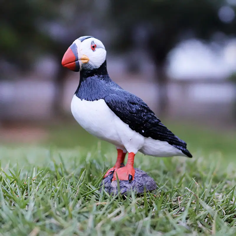 Фигурка животного Puffin коллекционные игрушки птицы животные познавательные