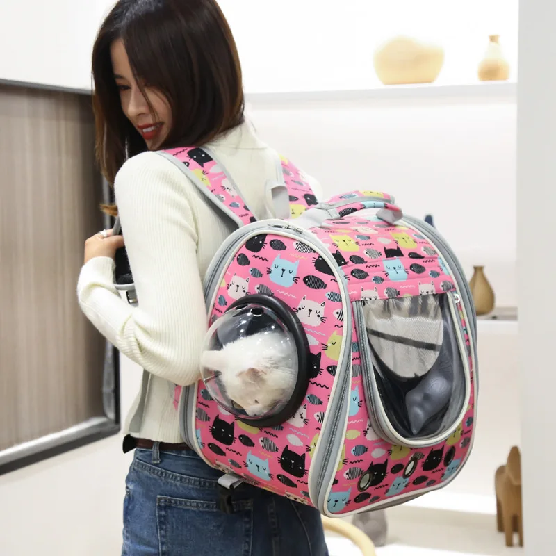 Сумка-переноска для домашних животных Воздухопроницаемый портативный рюкзак на
