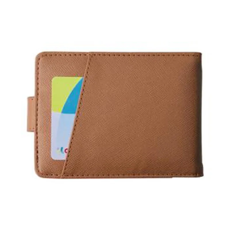 KUDIAN BEAR Men Money Clip Pu Leather Coin Purse Card Holder Fashion Wallet With Hasp Business Bag BIH228 PM49 | Багаж и сумки