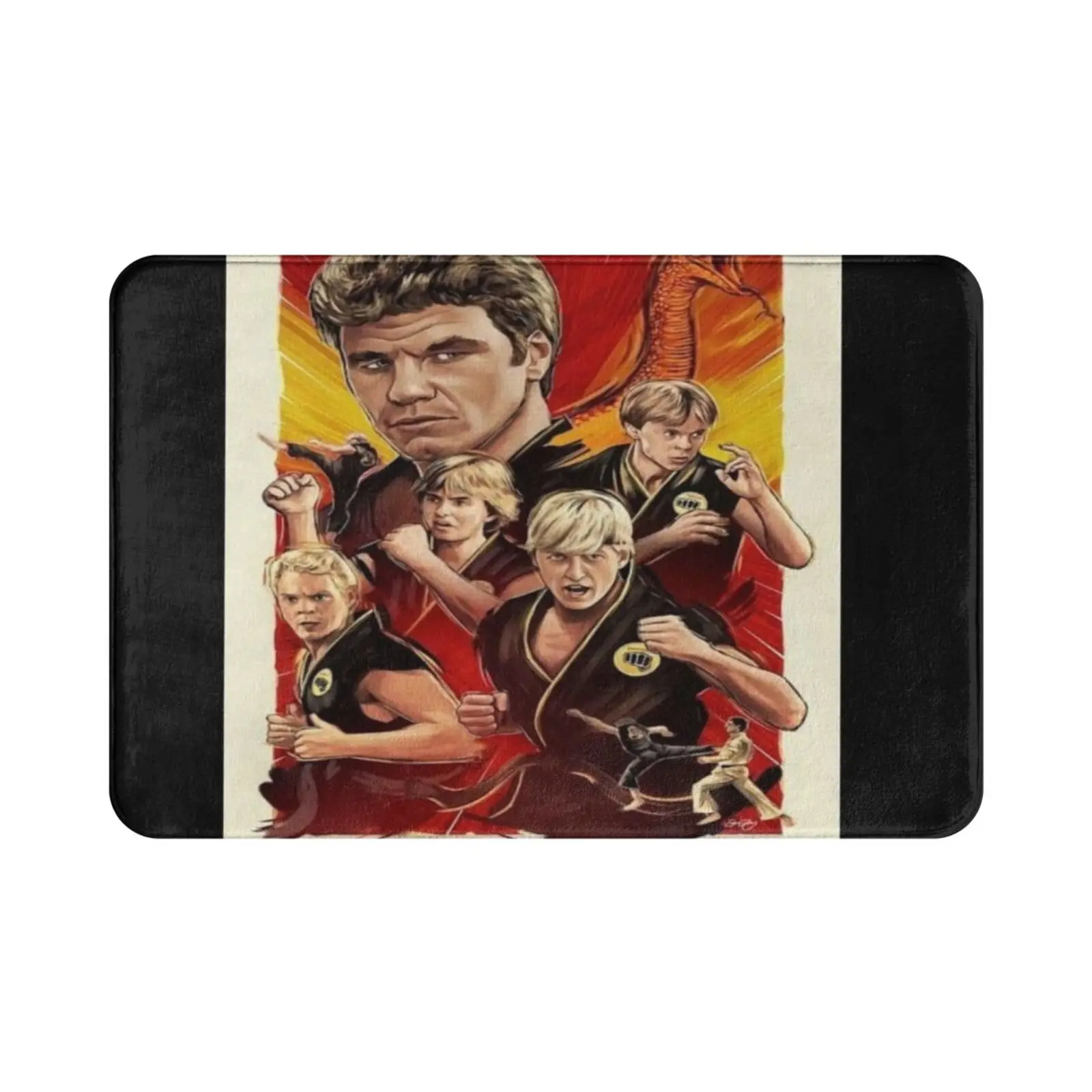 80s боевые искусства кино коврик подушка мягкий карате Кобра Кай доджо каратэ