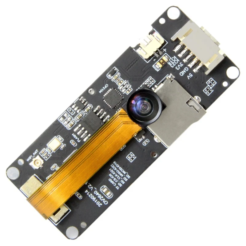 TTGO модуль камеры T-Camera Plus ESP32-DOWDQ6 8MB SPRAM OV2640 1 3 дюймовый экран задней | Электроника