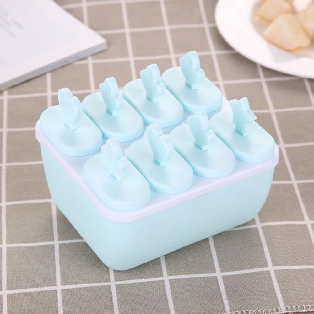 

Ice Cream Popsicle Molds Cooking Tools Rectangle Shaped Reusable DIY Frozen Ice Cream Pop Baking Molds