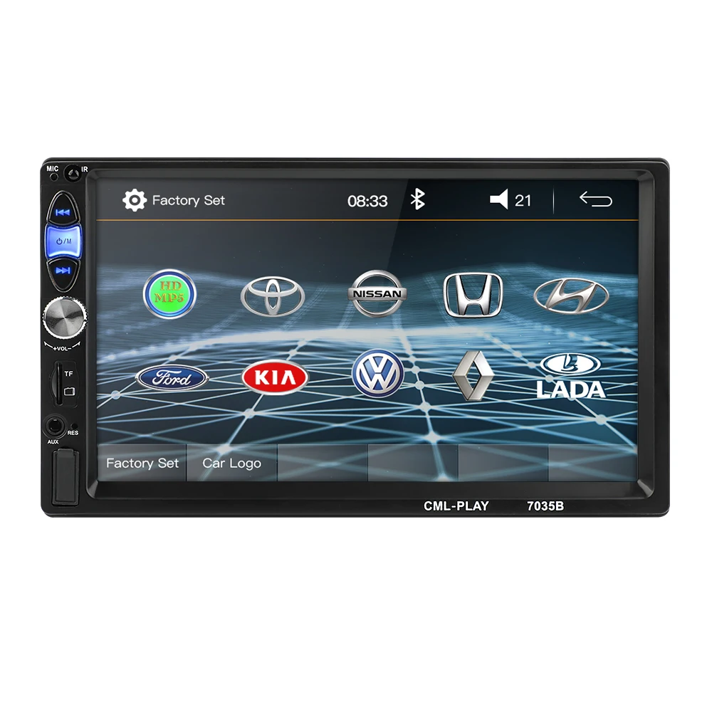 Mirror link Android 9,0 Автомагнитола 2din MP5 плеер сабвуфер Bluetooth handsfree FM USB камера заднего вида радио Кассетный рекордер