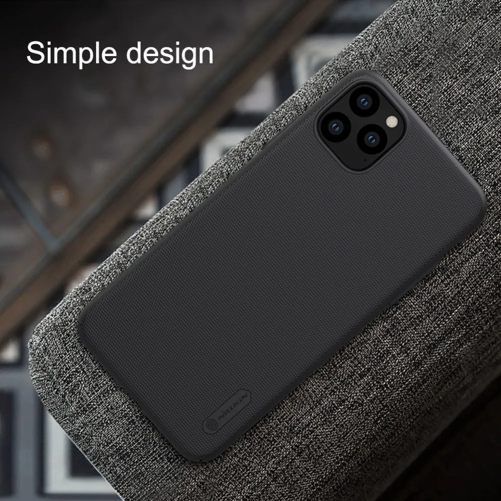 Для iPhone 11 Pro Max XS Max XR X Nillkin Супер Матовый Защитный Жесткий Тонкий чехол для задней панели ПК для iPhone 11 XR XS Max X чехол для телефона