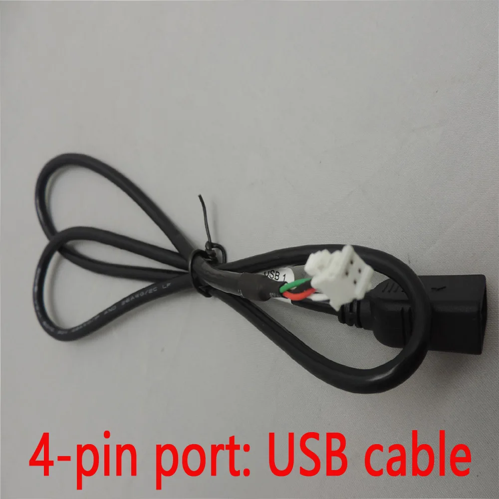 4 USB Автомобильный стерео кабель питания BT Радио gps HD мультимедийный плеер аксессуар для hoxiao Toyota corolla Автомобильный Головной блок стерео ЖГУТ комплект - Название цвета: 4 USB