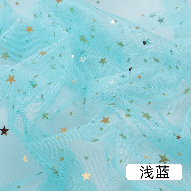 

1 м Звезда марля сетка красный ins фон ткань черные блестки Сетка кружева мягкий песок Марля ткань Фото Ткань Голова ткань