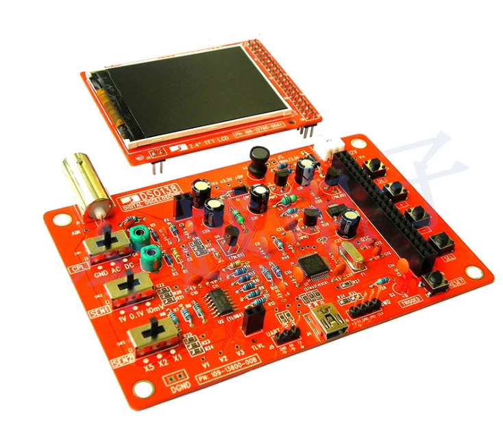 

DSO138 осциллограф с цифровым хранением Сделай Сам производственные детали стартовый комплект обучения электрообучению