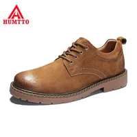 lace up casual men shoes luxury brand high quality genuine leather winter fashion comfy design safety work shoes mens big size