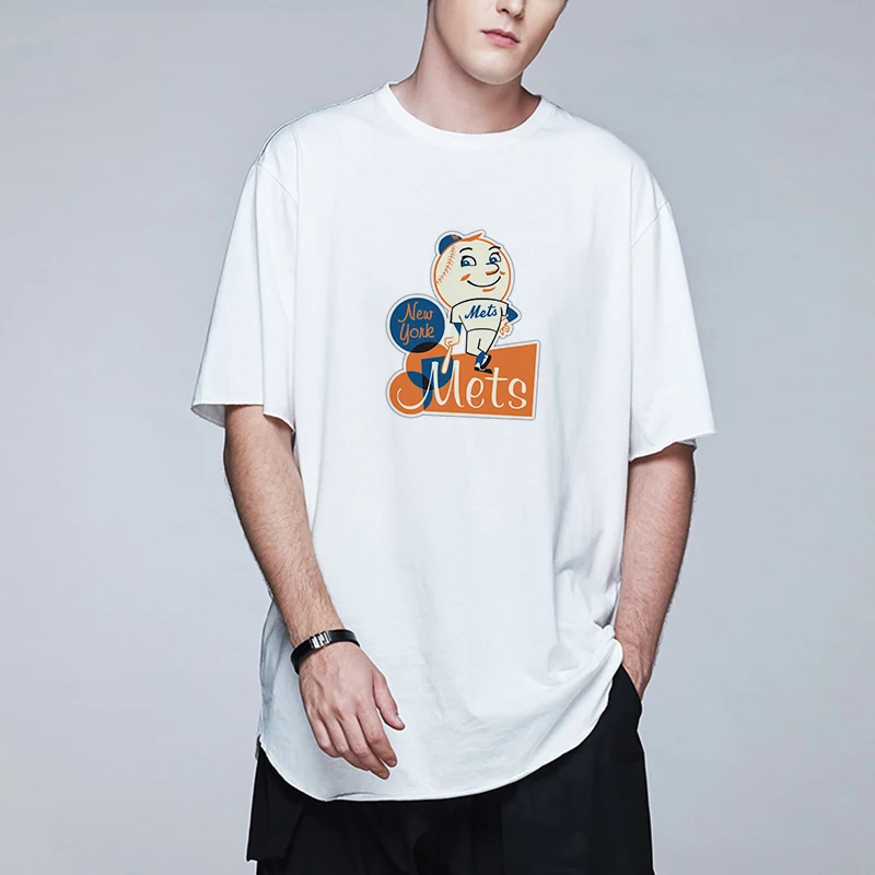 Маунтшарп забавная Мужская футболка уличная белая для Нью Йорк Метс Мода Homme