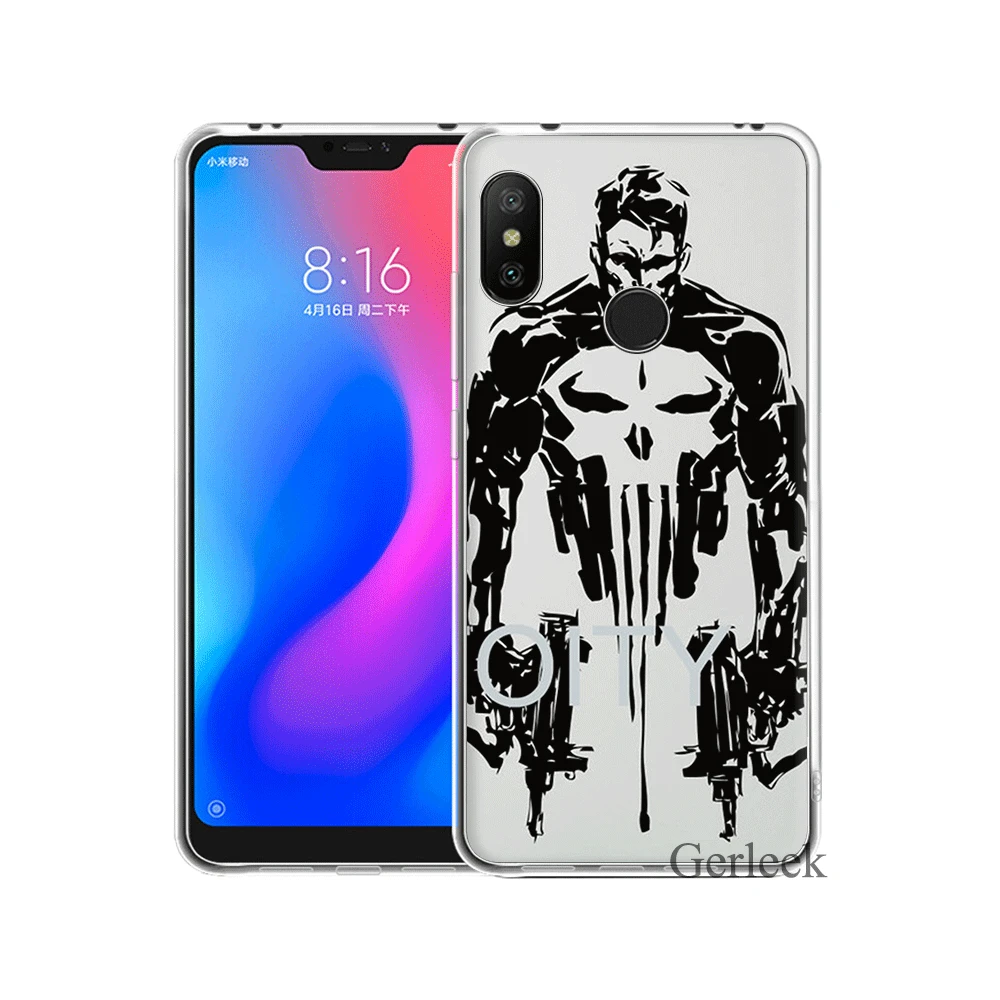 Жесткий чехол для телефона Desxz Xiaomi Mi 5 5S 6 8 Lite SE A1 5X A2 F1 9 MAX 3 Каратель защитная