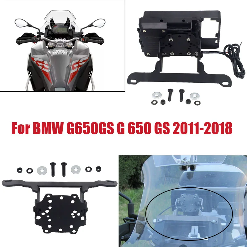 

Modified GPS navigation bracket motorcycle mobile phone pad For BMW G650GS G 650 GS 2011-2018 2017 2016 2015 2014 2013 2012