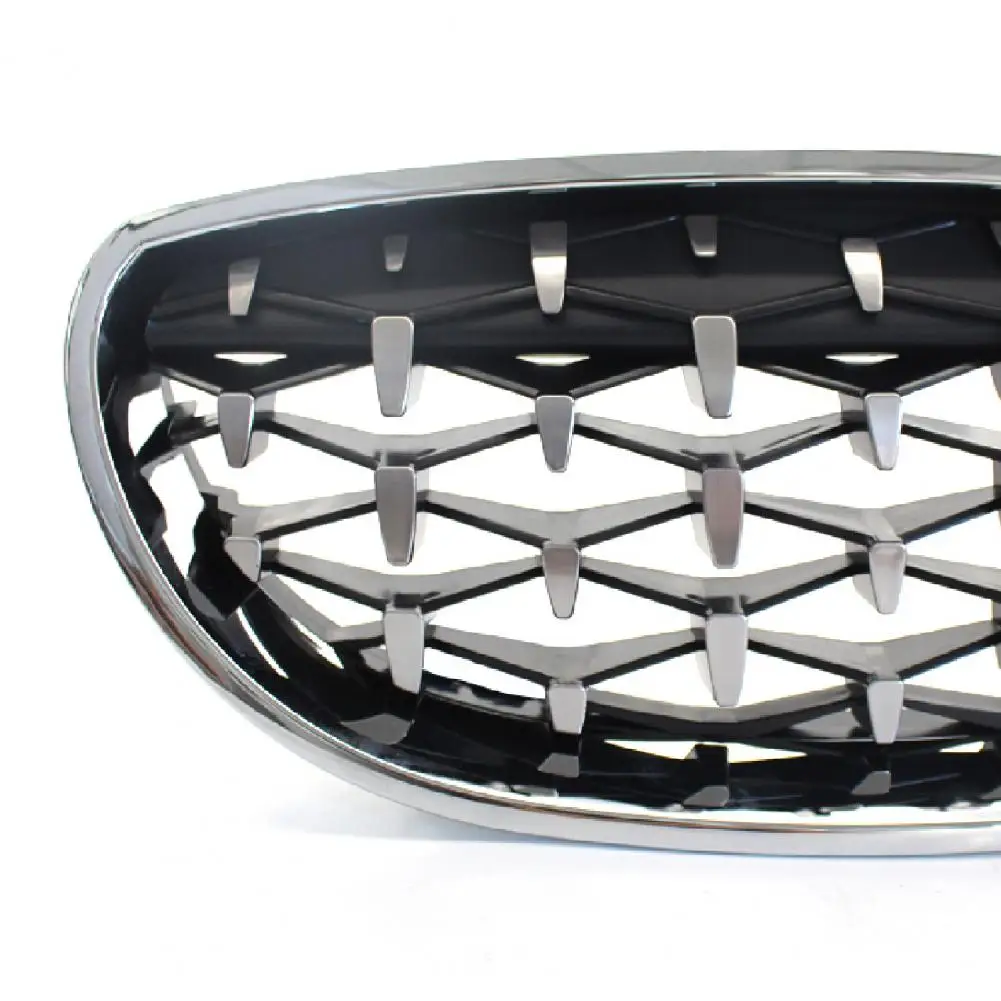 2Pcs Front Grill Electroplating Mesh Kidney Grille Replacement 51712155446 51712155447 51137065701 for BMW 5 Series E60 04-09 | Автомобили