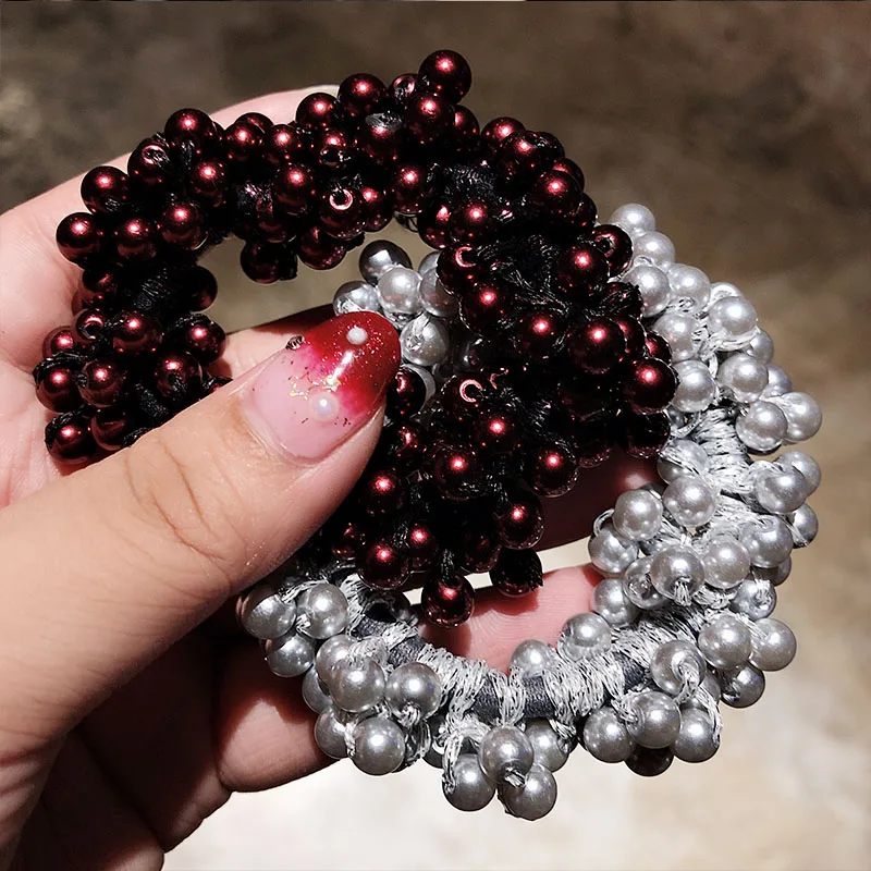 Резинка для волос женская разноцветная эластичная украшение ободок |