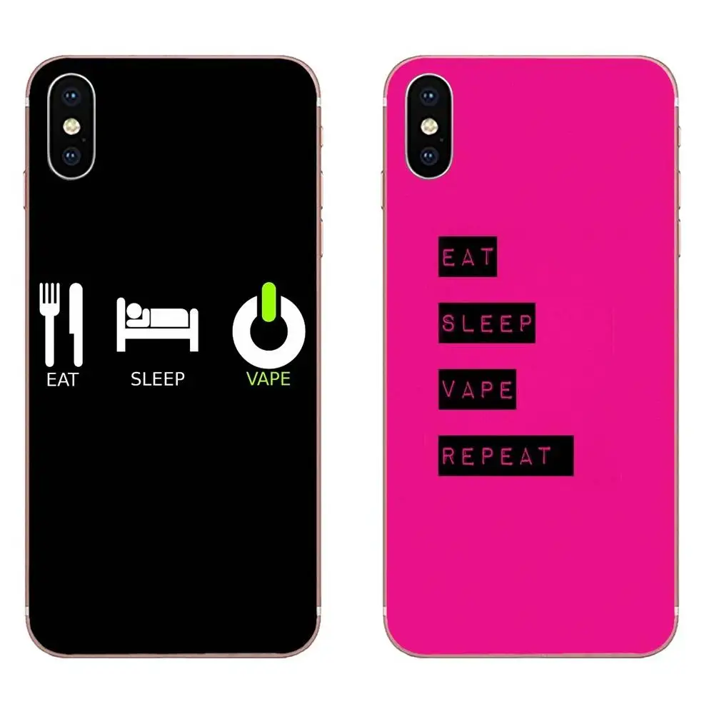 Для Galaxy J1 J2 J3 J330 J4 J5 J6 J7 J730 J8 2015 2016 2017 2018 mini Pro мягкий чехол Fundas &quot Eat Sleep Vape вейп