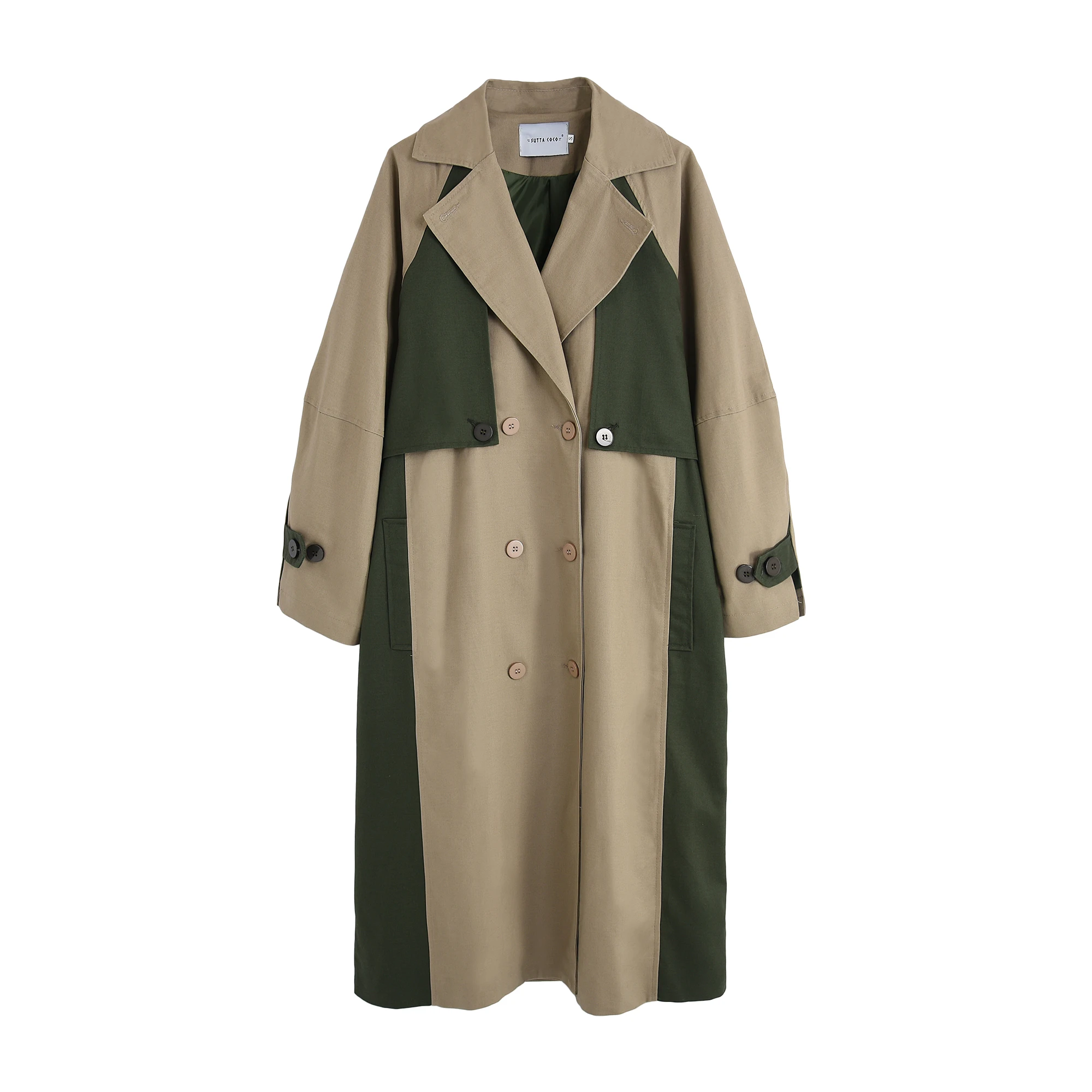 Новинка весна осень 2019 ветровка длинный стиль свободный выше колена корейский