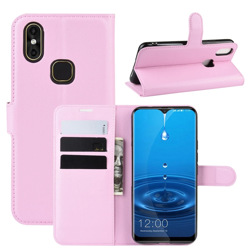 Pink Color Case Откидной Чехол-кобура для LEAGOO M13, кожаный чехол-кошелек с подставкой и отделениями для карт, чехол для телефона Leagoo M13, Fundas Coque - Цвет: Pink Color Case