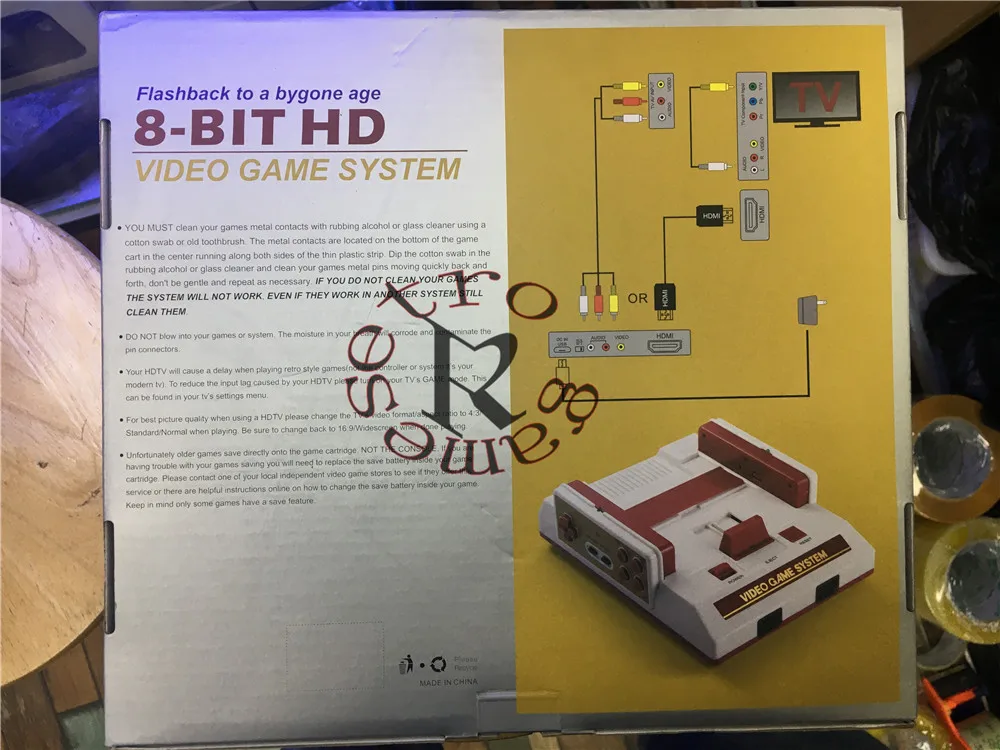 HDMI ТВ Игры беспроводной контроллер для FCNES для 8 бит Видео игровой консоли с 118 игр внутри классический