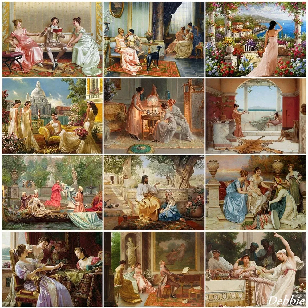 

Алмазная вышивка, портрет, полноразмерная/круглая алмазная живопись, женщина, вышивка крестиком, мозаика, украшенная бисером, подарок ручно...