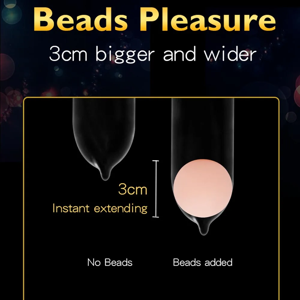 Бусины для увеличения пениса EXVOID многоразовые аксессуары с мягкой головкой |