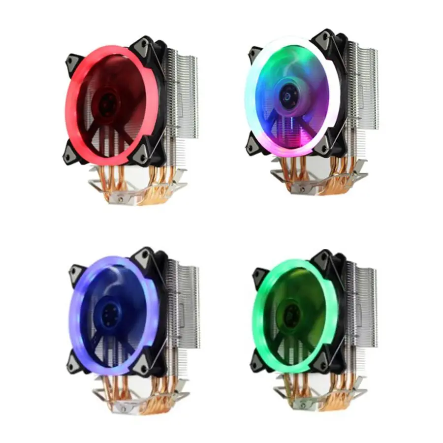 Кулер для процессора ультра тихий 4 латунный радиатор с тепловой трубкой 775AMD1155