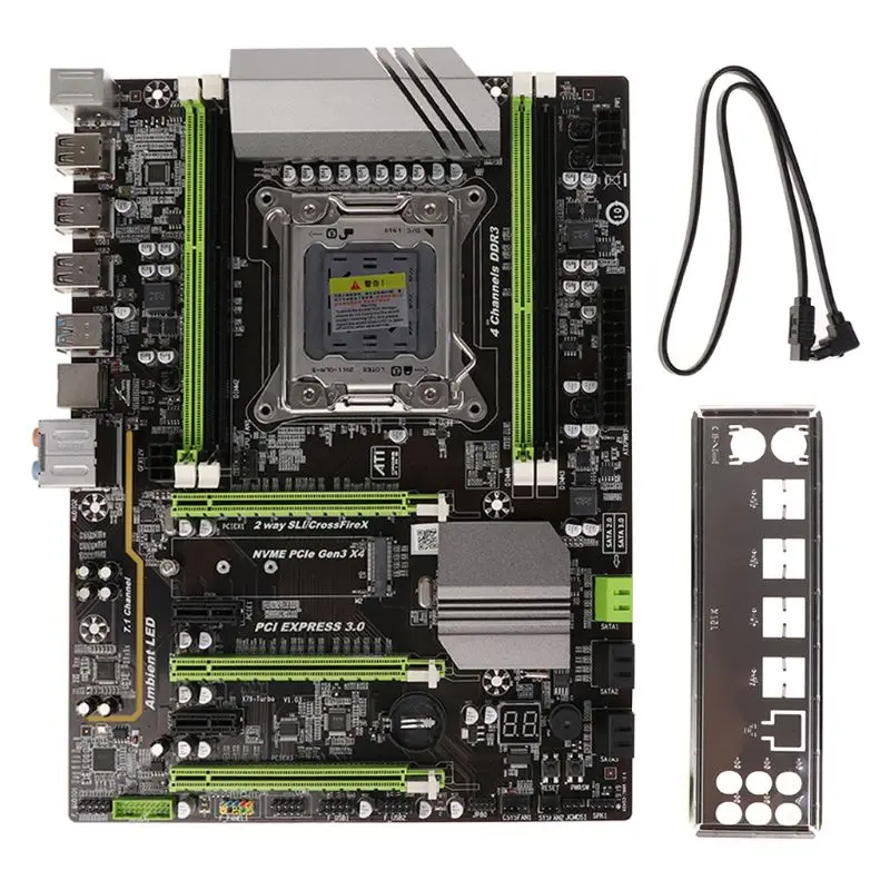 Фото Процессор Intel X79 Turbo ATX USB 3 0 SATA3 PCI-E NVME M.2 SSD | Компьютеры и офис