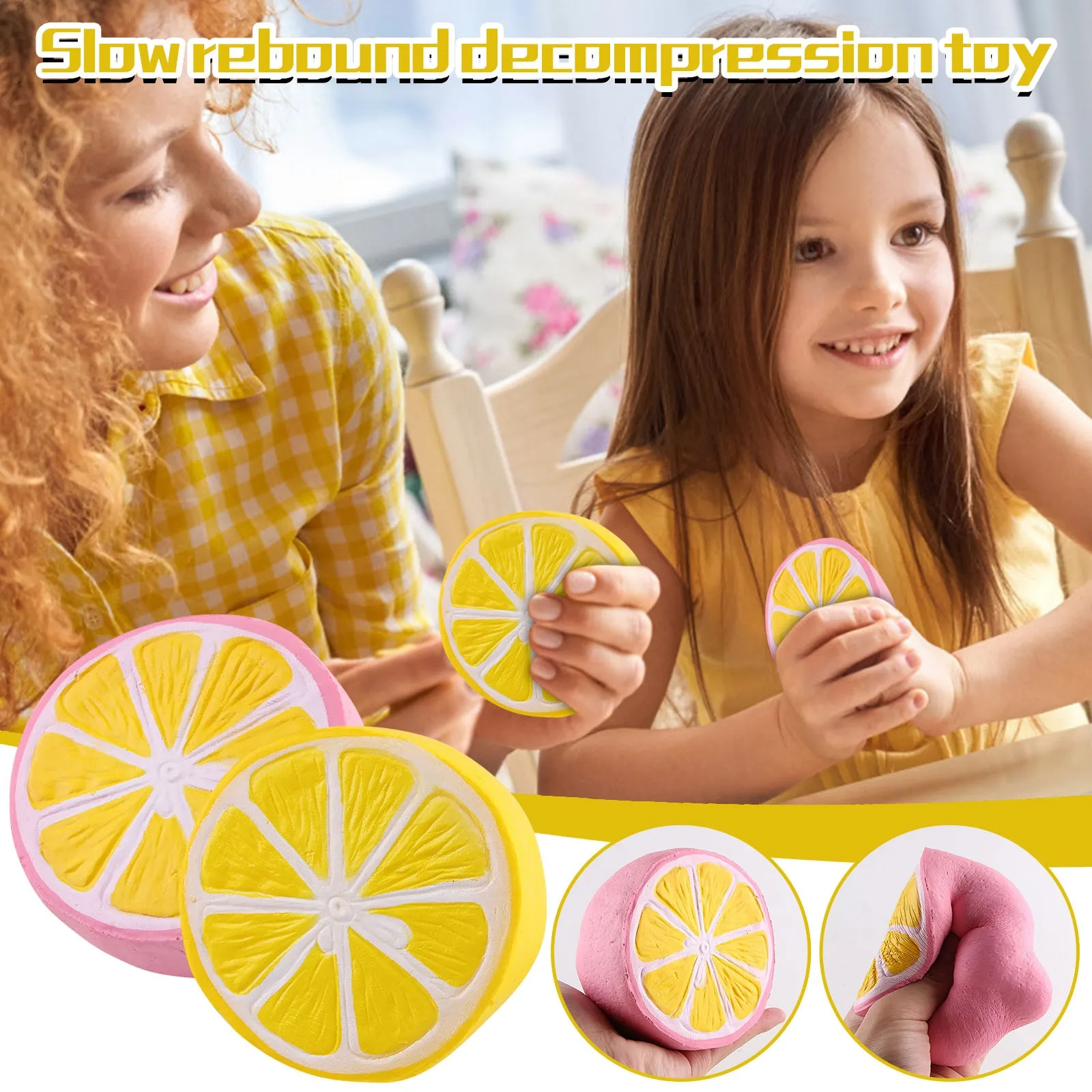

Игрушки Fidget медленно Игрушка антистресс моделирование аутизма потребности большие лимоны для декомпрессионной Squeeze игрушки Reliver стресс де...