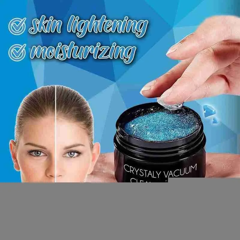 

60ml Exfoliating Gel Cleanser Ice Crystal Gel Gentle Brightening Control Moisturizing Skin Cleansing Deep Oil Cleaning D5L0