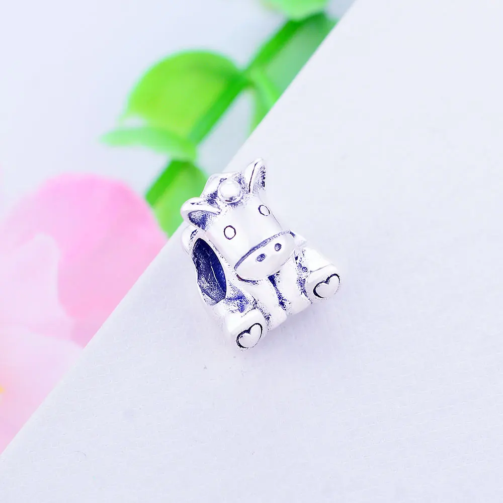 Новый дизайн 2019 подвески-бусины в виде животных и лошадей подходят для