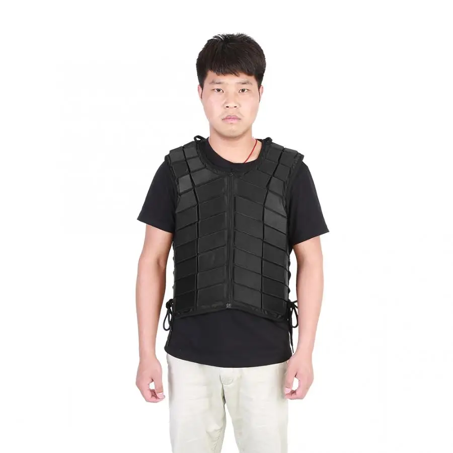 Жилет для верховой езды унисекс черный жилет защитный мужчин и женщин | Спорт