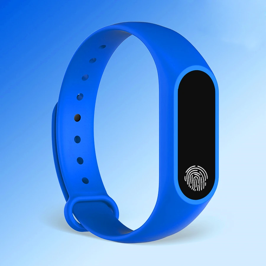 M2BLUE Sport Bracelet Smart Watch Kids Watches Children For Girls Boys Child Wristband Smart Band Fitness Tracker Smartwatch Smartband - Цвет: M2BLUE