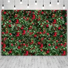 Фон Avezano с изображением цветов на День Св. Валентина, Весенняя Роза, зеленые листья, свадебный фон для фотостудии, декор для фотосессий