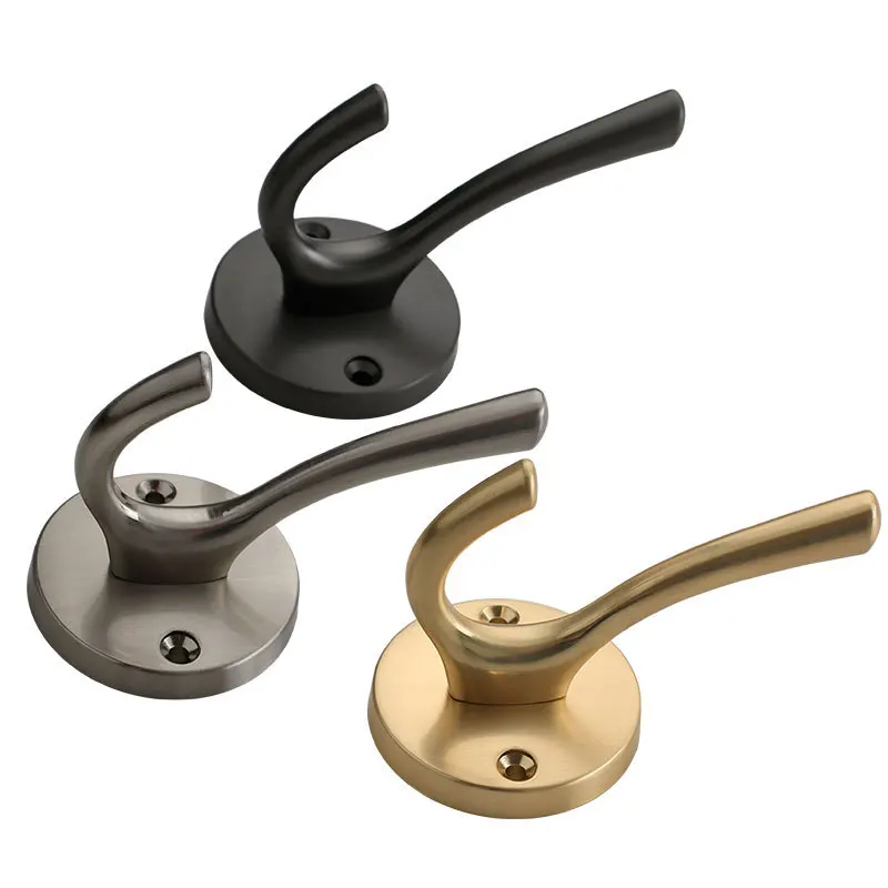 

Zinc Alloy Metal Hook Cabinet Wardrobe Coat Hook Kitchen Bathroom Wall Single Hook Furniture Coat Hook