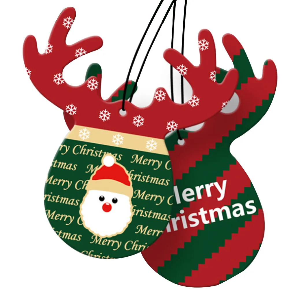 Рождественский орнамент автомобильный освежитель воздуха милые рога освежители