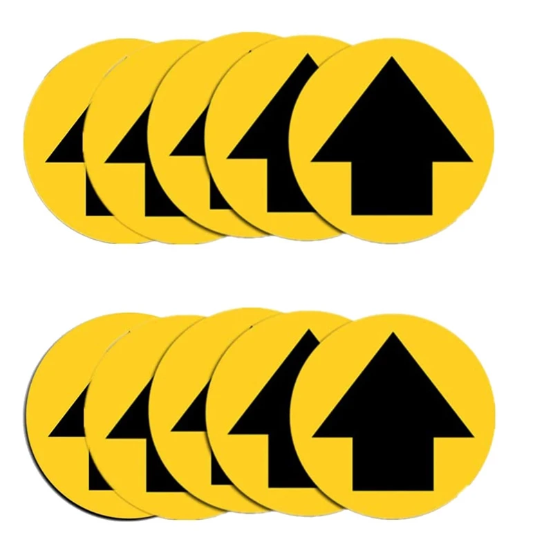 10 шт. световые указатели знак пол наклейки для очереди руководство аптека банк