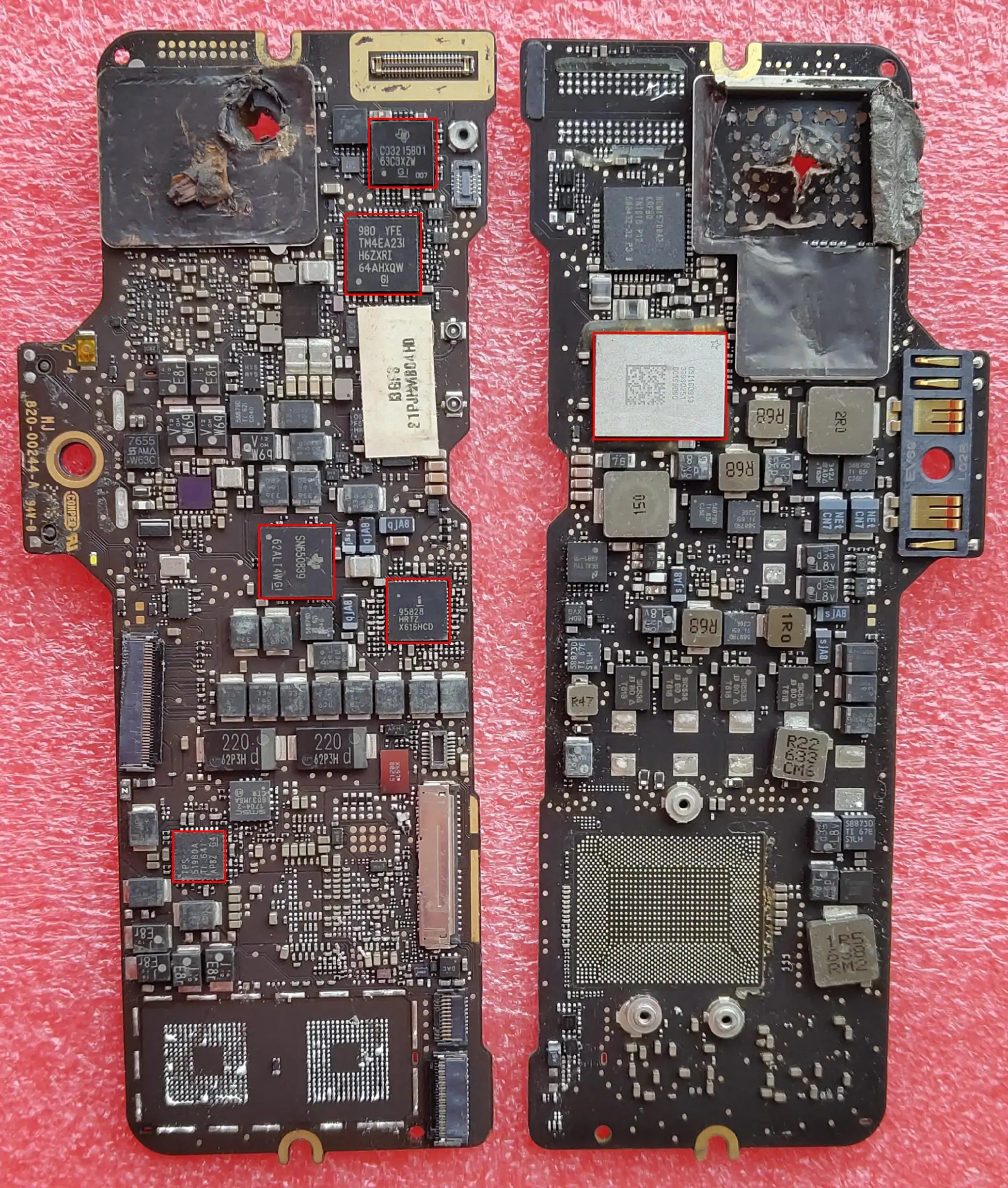 820-00045-11 820-00244 820-00244-A Faulty MainBoard Board For MacBook A1534 repair With SMC/BIOS 980 SN650839 CD3215B01 | Мобильные