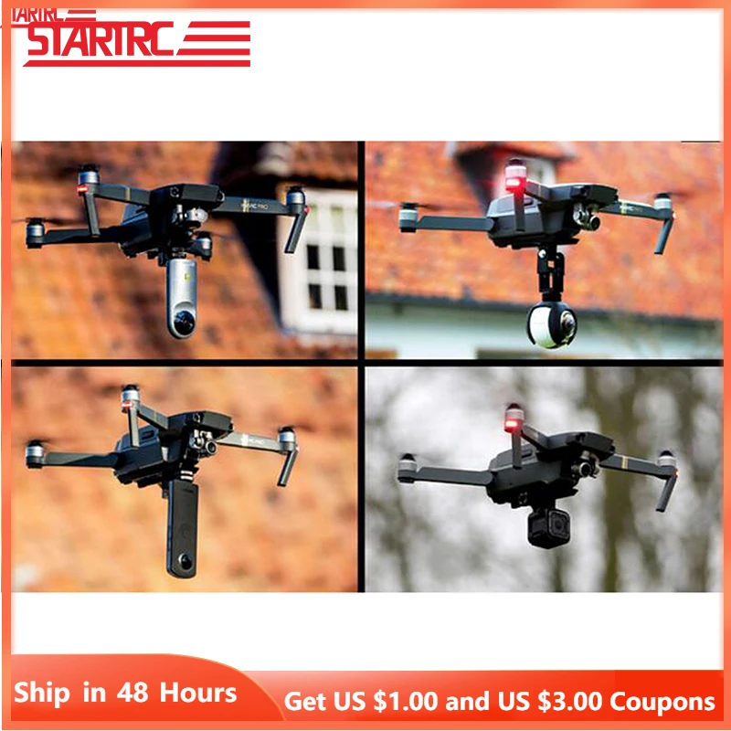 

STARTRC DJI OSMO Action / Gopro Sport Action Camera Holder Mount Buckle Bracket Accessories For DJI Mavic Pro / Mavic Platinum