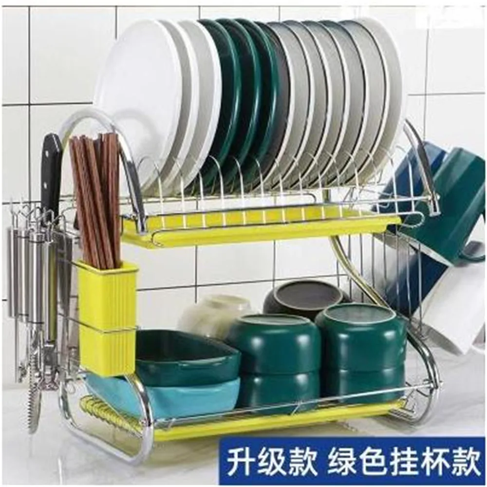 

2020 New Dish Drainer Dish Rack Kitchen Storage Household Kitchen Tableware And Household