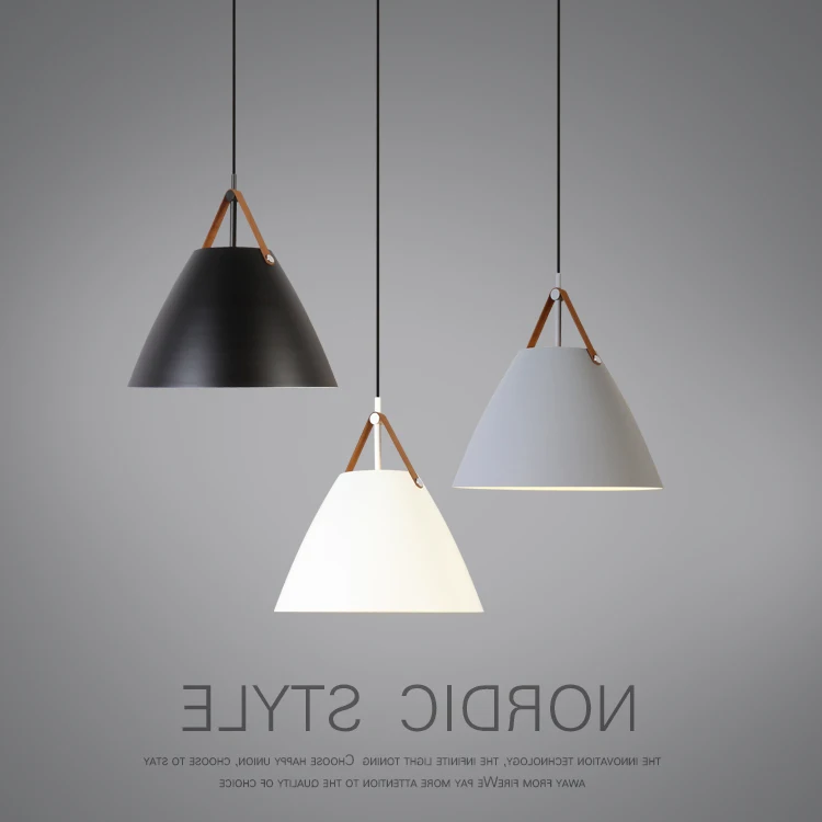 

New Nordic Iron Pendant Lights Macaron Lamp For Restaurant /bar/coffee Shop Home Lighting Luminarias lustre pendente