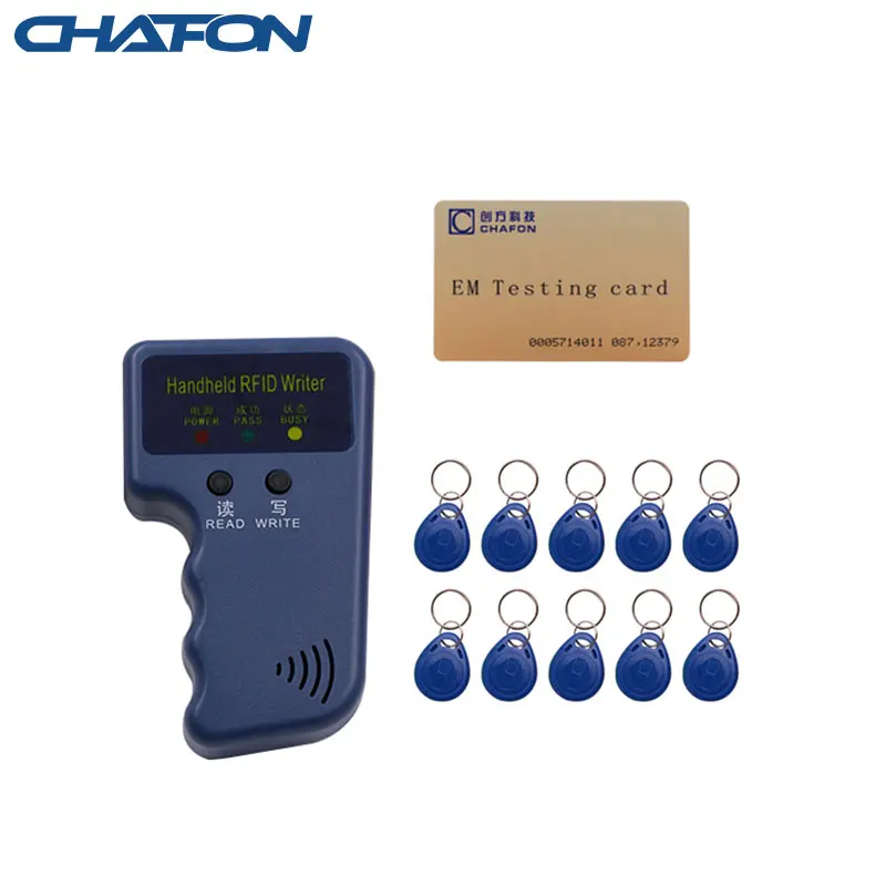 Chafon ручной rfid 125 кГц считыватель em4100 em4305 t5577 ключ fob Дубликатор Программист