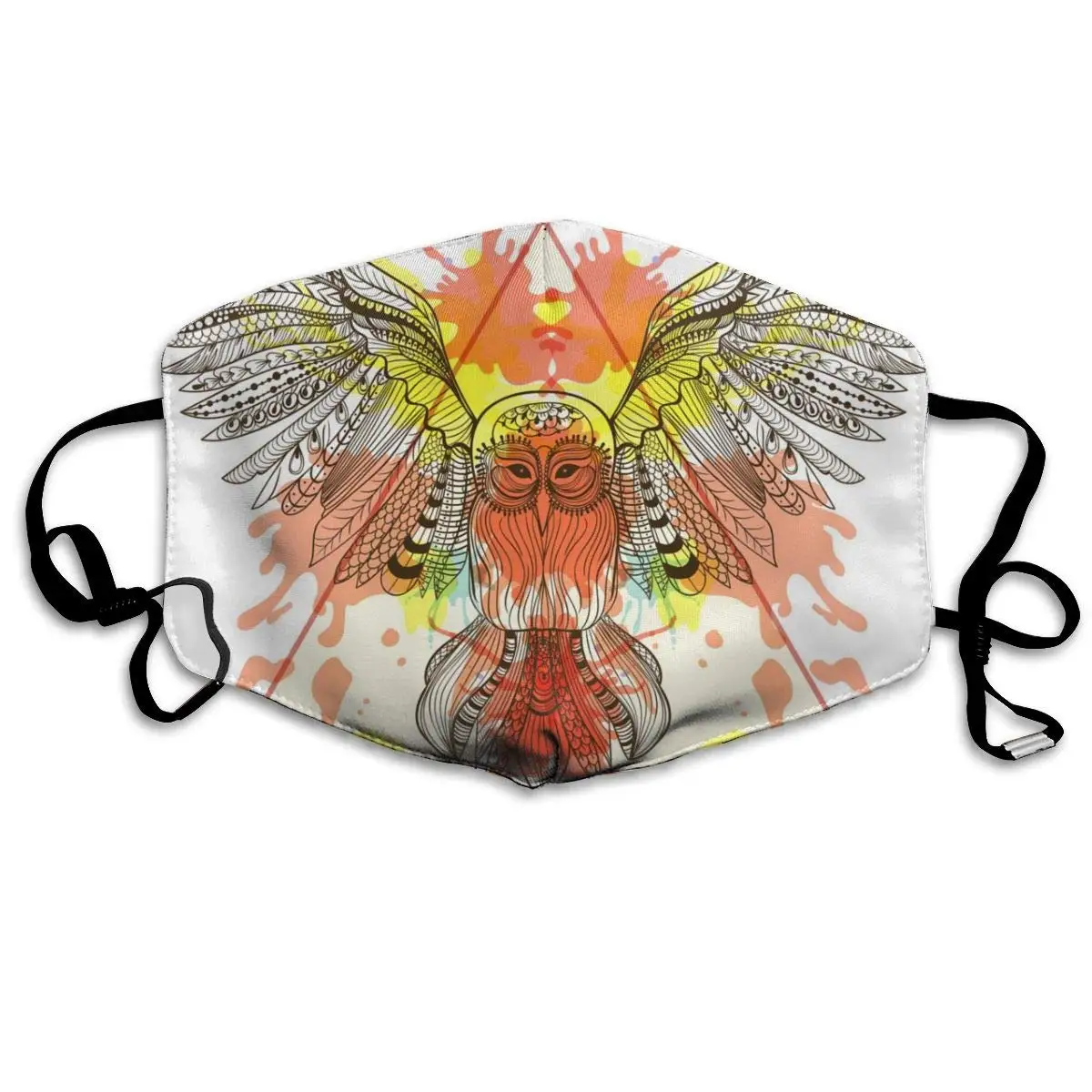 

Mouth Mask For Daily Dress Up, Owl Anti-dust Mouth-Muffle, Washable Reusable Holiday Half Face Masks For Mens And Womens With