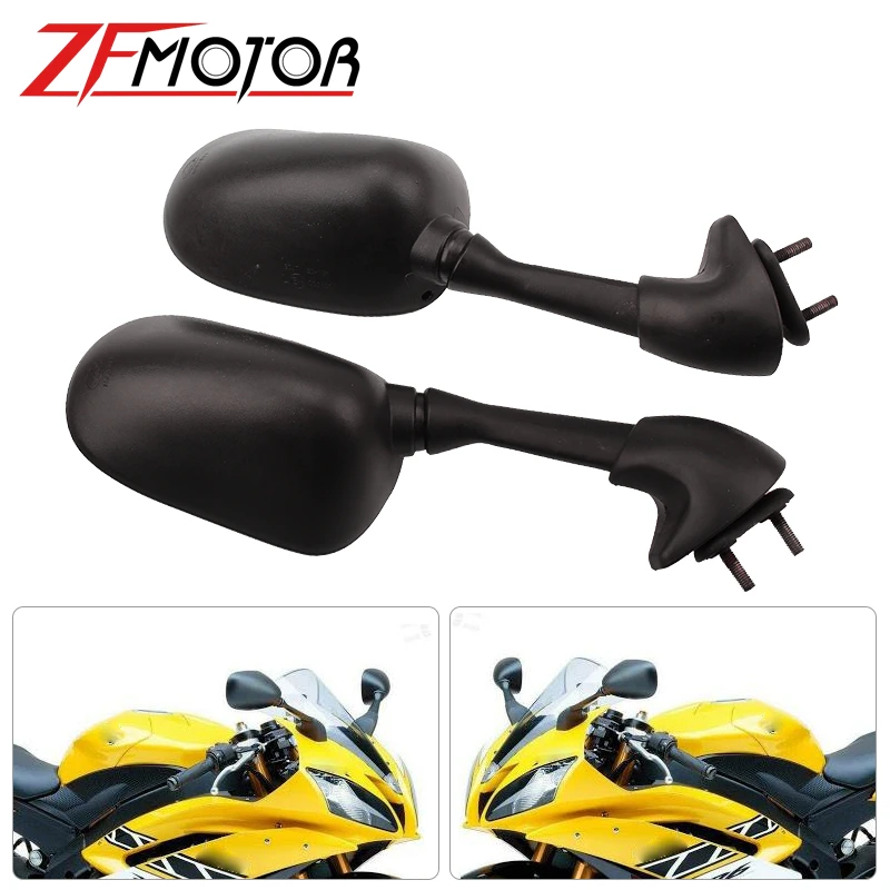 Боковые зеркала заднего вида для мотоциклов YAMAHA YZF R1 01-03 R6 01-02 FZS600 FZS 600 FAZR 1 пара |